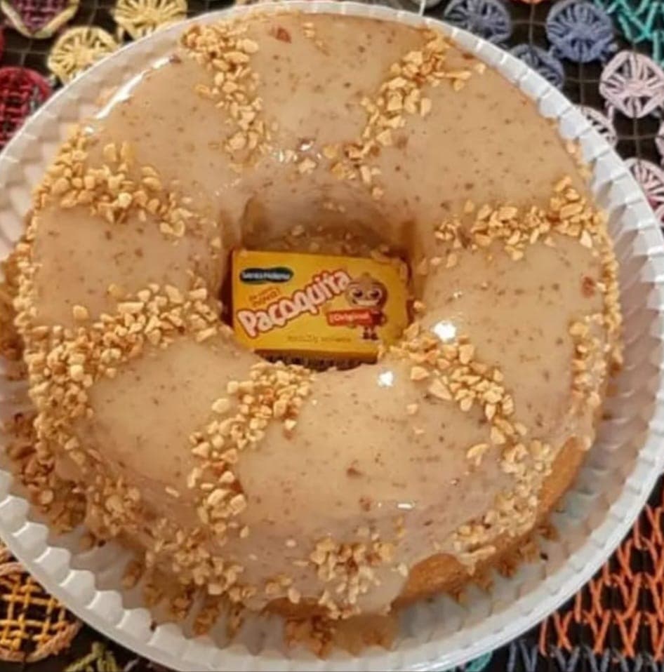 Bolo de Amedoin-Paçoca